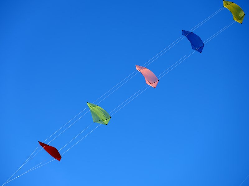 AeroGlide Rainbow Stunt Kite